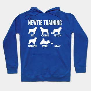 Newfoundland Training Newfie Dog Tricks Hoodie